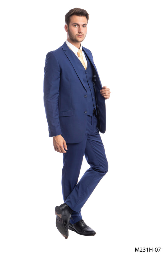 Blue Suits 3 PC, Slim Fit